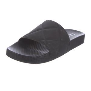 Bottega Veneta Quilted Pattern Rubber Slides